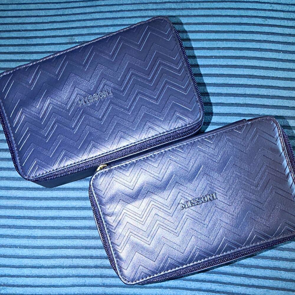 Missoni for Delta One Zip Travel Amenity Kit w/ Socks & Goodies Complete